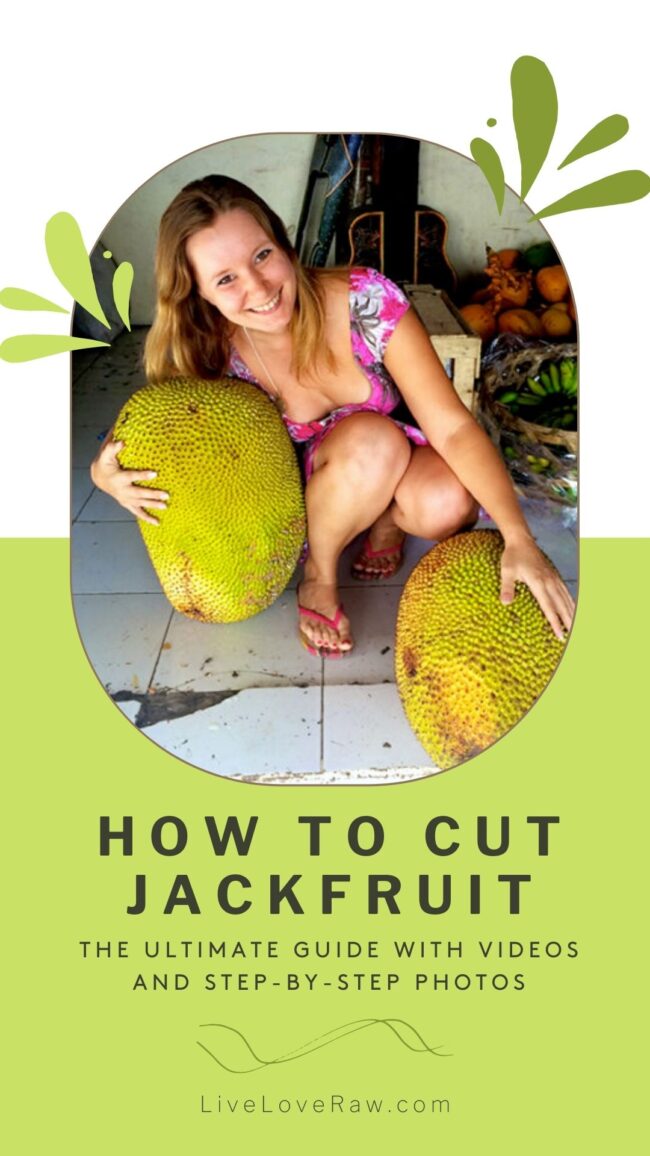 how to cut jackfruit pinterest