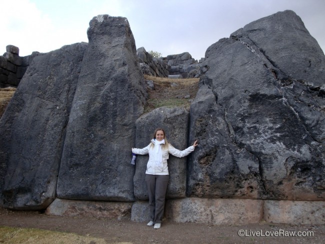 Anya Andreeva in Saqsayhuaman, Peru Earth Temple