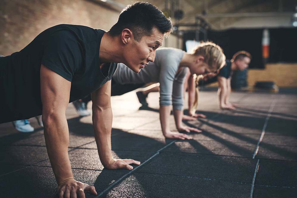 Man exercising, fitness, sports